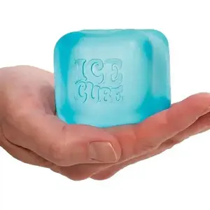 Ice Cube Water Drop Squeeze Toy in Blue,Pink,and PurpleRosie-Style Stress Relief Ball Ice Cube Squeeze Fun-Sensory Squeeze Toy - Sensory Toy Stress Relief SqueezeFun -Stress-Reducing Blocks Relaxing and Fun SqueezeToy Gift for Stress Relief