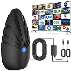 Digital TV Antenna for indoor HDTV Antenna 360° Receive TV channels HBO/NBC/CBS,Smart TVs Antenna For Supports 1080P/4K