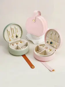 Custom Portable Jewelry Box, Mini Storage Case with Lock and Zipper, Stylish and Compact, Perfect for Travel and Gifts, Lockable Jewelry Storage