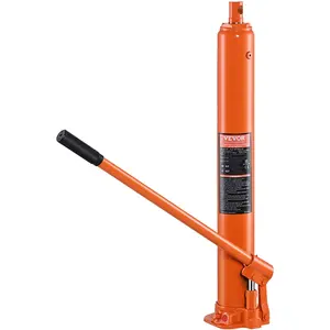 【fathersdaygift】VEVOR Hydraulic Long Ram Jack 4 Ton Engine Hoist Cylinder with Single Piston Pump And Flat BaseHydraulic Ram Cylinder for Engine Lift HoistsHydraulic Garage/Shop CranesMechanicalFarm