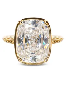 Taylor's Sterling Silver Elongated Cushion Cocktail Ring