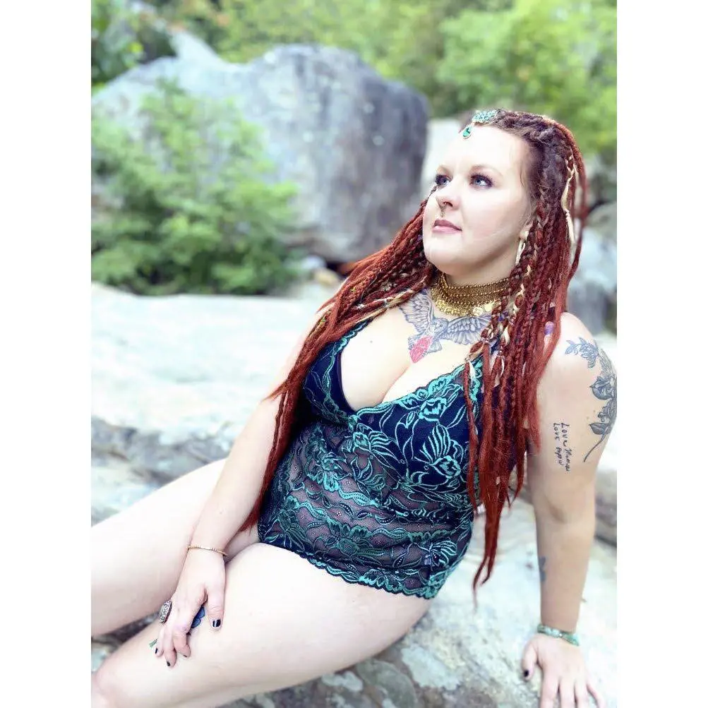 The Revna - Red Double Ended Synthetic Dreadlocks from Wild Woman Locs