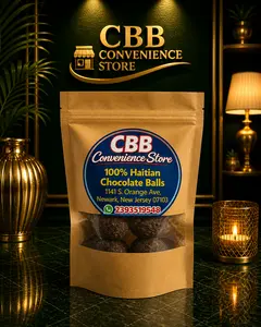 Haitian Cacao Balls  From Haiti- Boul Chokola Ayisyen  ki soti Ayiti- Pack of 4