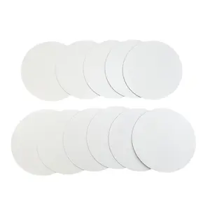8 inch White Round Cake Boards, Paper Corrugate Board, 11-Counts