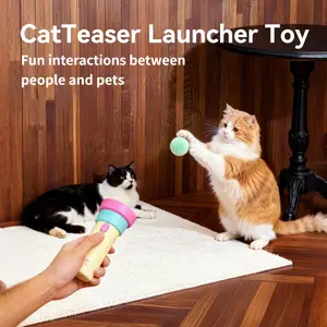 Interactive Cat Teaser Automatic Interactive Cat Teaser Electric Plush Toy for Pets Hands-Free Cat Toy