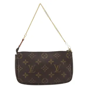 Pre-owned Louis Vuitton FINAL SALE Clutches & Wristlets Petit Bucket Pouch