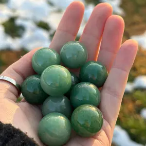 Green Aventurine/Carnelian Mini Sphere’s