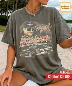 Comfort Colors Dale Earnhardt Intimidator Raise Hell Praise Dale 90s Recreation Retro Vintage Bootleg Unisex Classic T-Shirt DL55