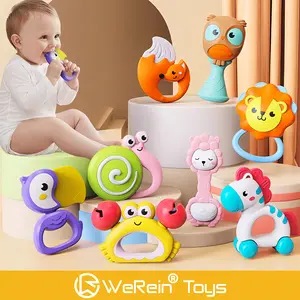 Animal Theme Baby Hand Rattle, Interactive Toy for Infants & Toddlers, Perfect Gift for Newborns, Enhances Motor Skills Development, Rattle Maracas Sensory