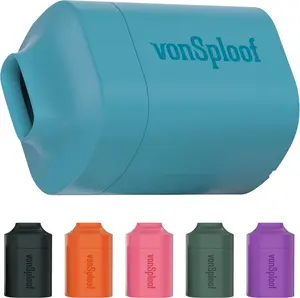 vonSploof Personal Air Filter - Blue Case - Easy To Use & Long Lasting Replaceable Filter
