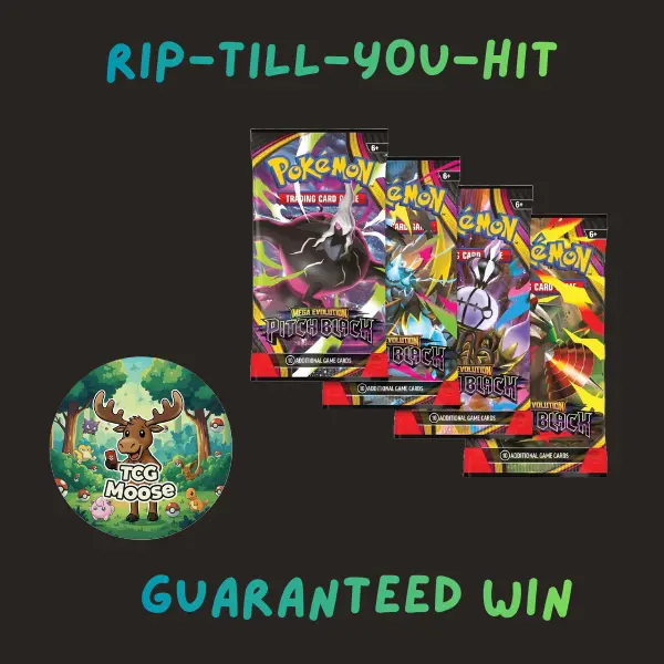 Pokemon Pitch Black Rip-Till-You-Hit Booster Packs (Pack Minimum Included)
