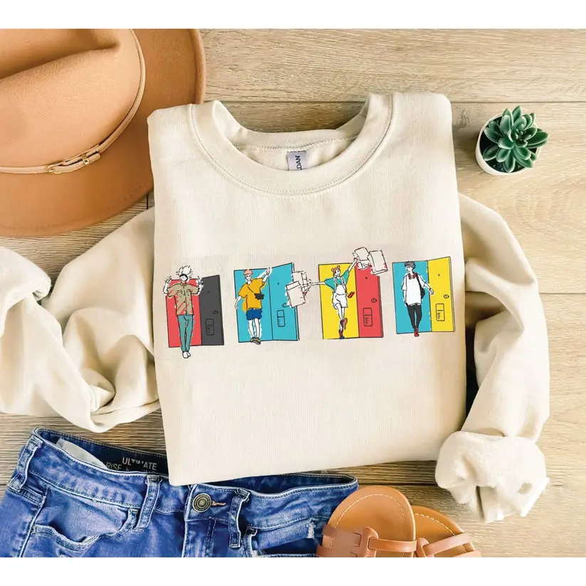 Funny Jujutsu Kaisen Character Sweatshirt, Anime Shirt, Geto Suguru Shirt, Anime Manga Hoodie, Itadori Yuji Shirt, Vintage Anime Clothes, Vintage Anime Tee, Funny Manga Shirt, Gift for Anime Fan