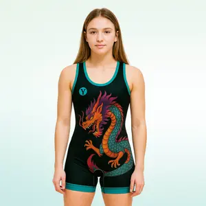 Evelyn Wrestling Singlet