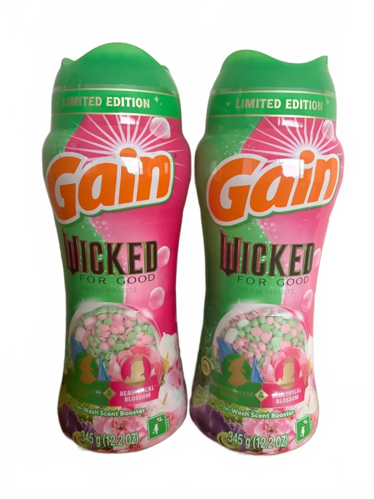Lot of 2 Gain Wicked For Good Beautiful Blossom Scent Booster 12.2 oz NEW