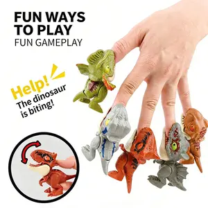 Realistic Tyrannosaurus Rex Toy, Multi-Jointed Flexible Dinosaur Model, Interactive Bite Finger Design, Perfect Gift for Kids