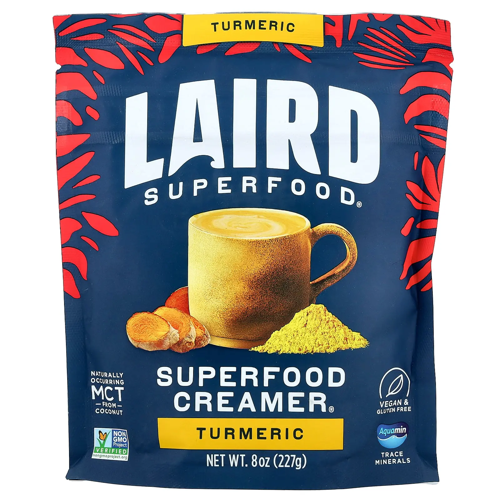 Laird Superfood Superfood Creamer®, Turmeric, 8 oz (227 g)