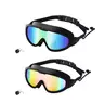 2-Pack Pool Goggles - Wide View, Anti-Fog, UV Protection, Anti-Fouling, Lightweight, Waterproof, No-Leak Swimming Training Equipment for Adults, Children (Green + Blue)