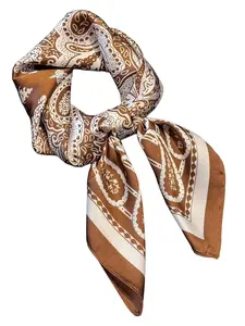 Women's Boho Nut Flower Summer Scarf, Breathable Multifunctional Headband/bandana/scarf/purse Accessory, Versatile Hair Decor for Daily Style, Multifunctional Use, Breathable Material, Versatile Decoration, Daily Wear