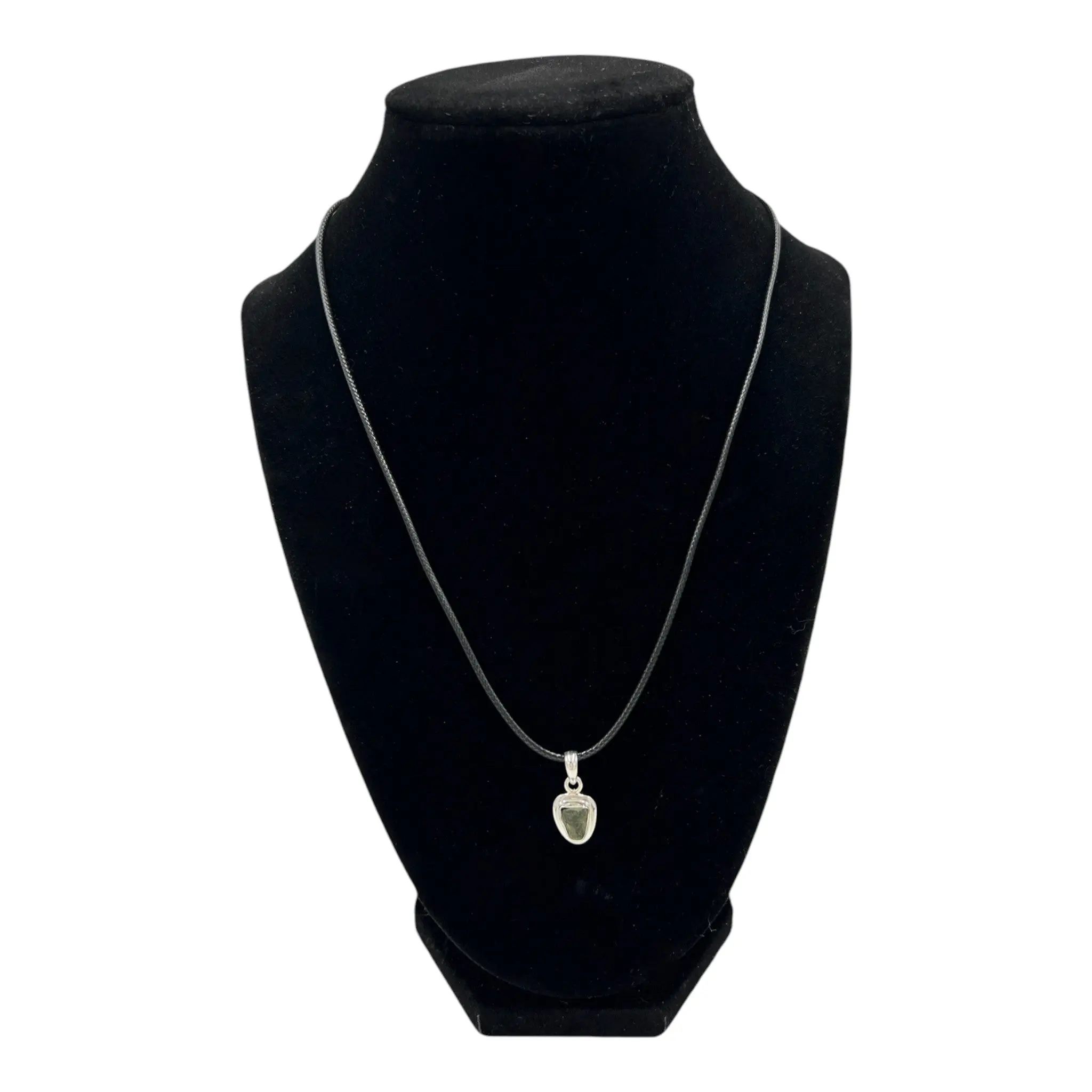 Moldavite Pendant Necklace - Rare Stone with Cosmic Origin