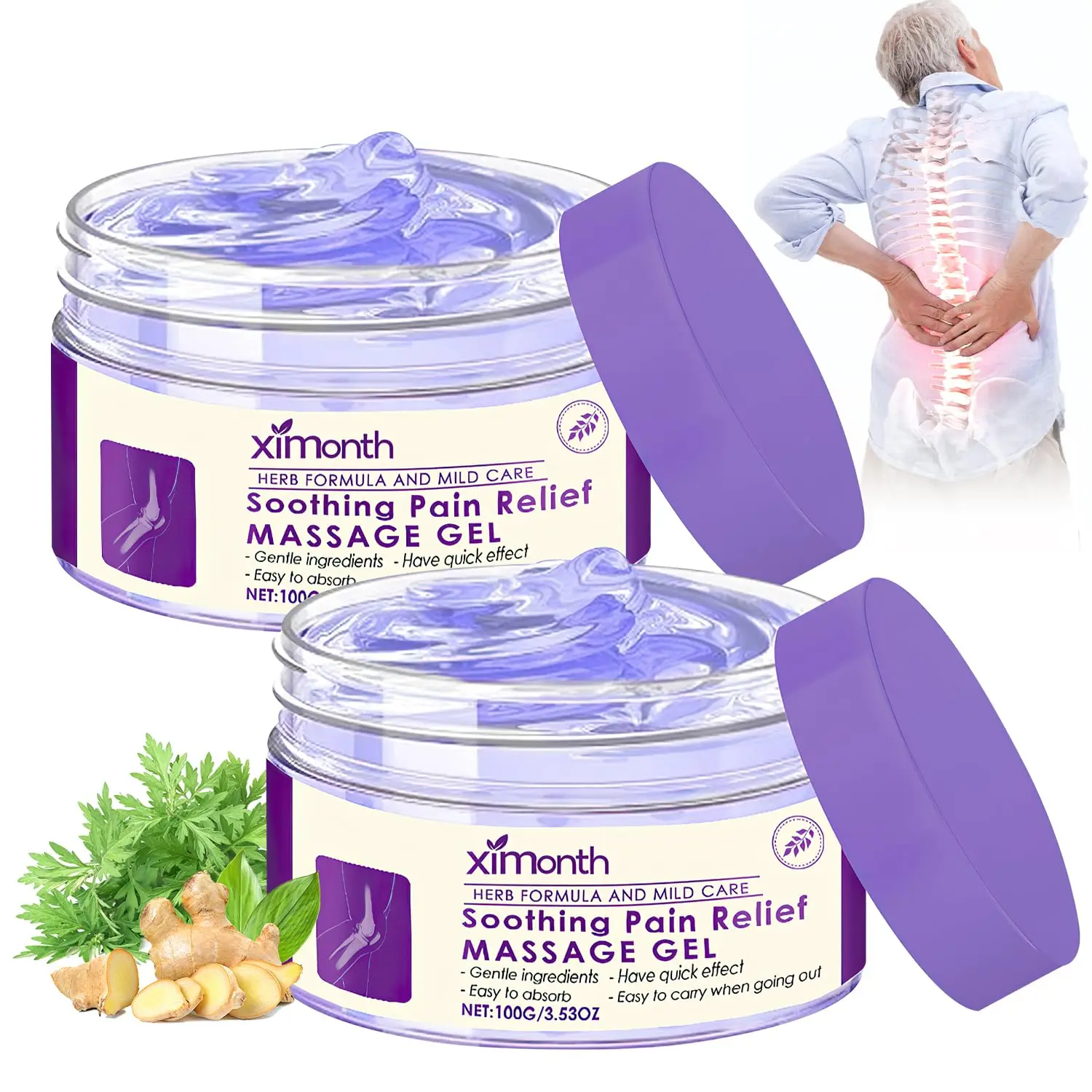 [Buy 1 Get 1 Free]Natural Plant Joint Gel Gentle Skin-Friendly Massage Cream for Men & Women relief