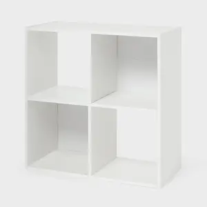 11" 4 Cube Book Shelf White - Brightroom 11" 4 Cube Book Shelf White - Brightroom