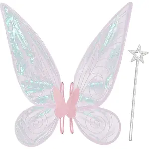 Fairy Wings for Adults,Butterfly Wings for Girls,Angel Wings,Fairy Costume for Women Halloween Dress Up Party Favor