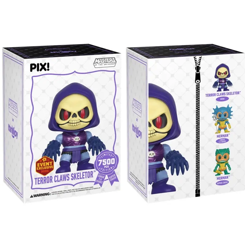 Thrilljoy PIX! MOTU x Terror Claws Skeletor Limited Edition Collectible - Spring Event Exclusive (LE 7500pcs) 1/6 Chance of CHASE + Super Potential! [SEALED]