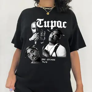 2PAC Rapper Tshirt, Hip Hop Legends and Pioneers Tee, Gift For Fans