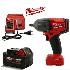 Milwaukee M18 FMTIWF12 Cordless Impact Wrench, Cordless Power Tools with High-Torque Brushless Motor for Heavy-Duty Construction Tasks