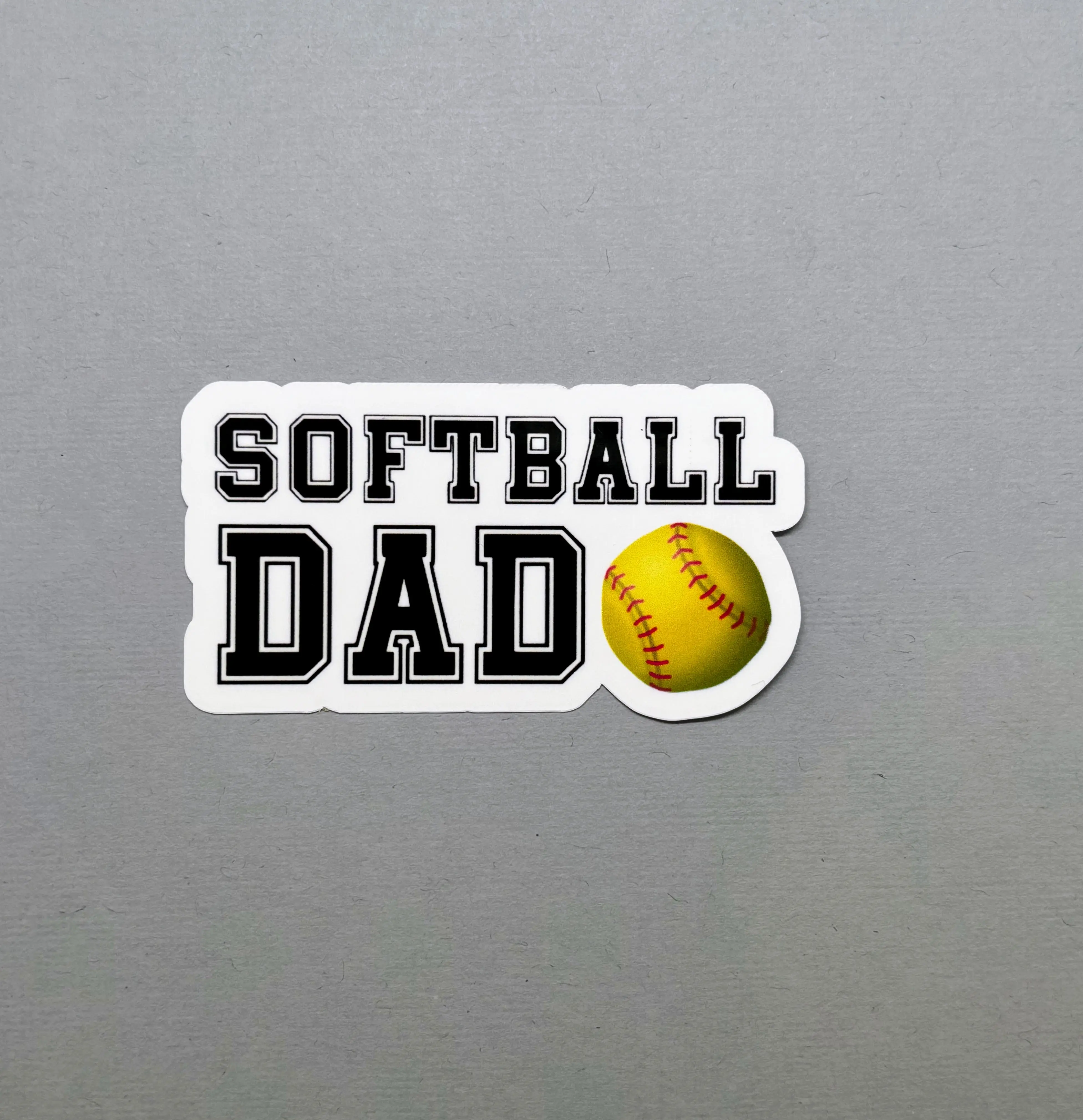 Softball Dad Sticker