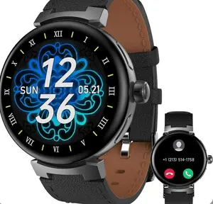 aigo Smart Watch, Bluetooth Calling, 107 Sports Modes, 1.73" IP68 (Black)