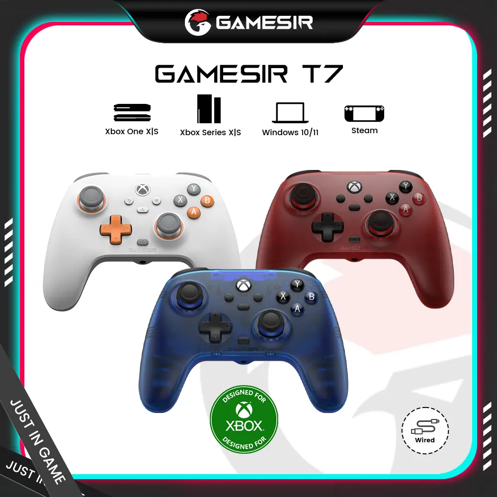 GameSir T7 Wired Entry-Level Controller for Xbox Series X|S, Xbox One & Windows 10/11 Console Stick