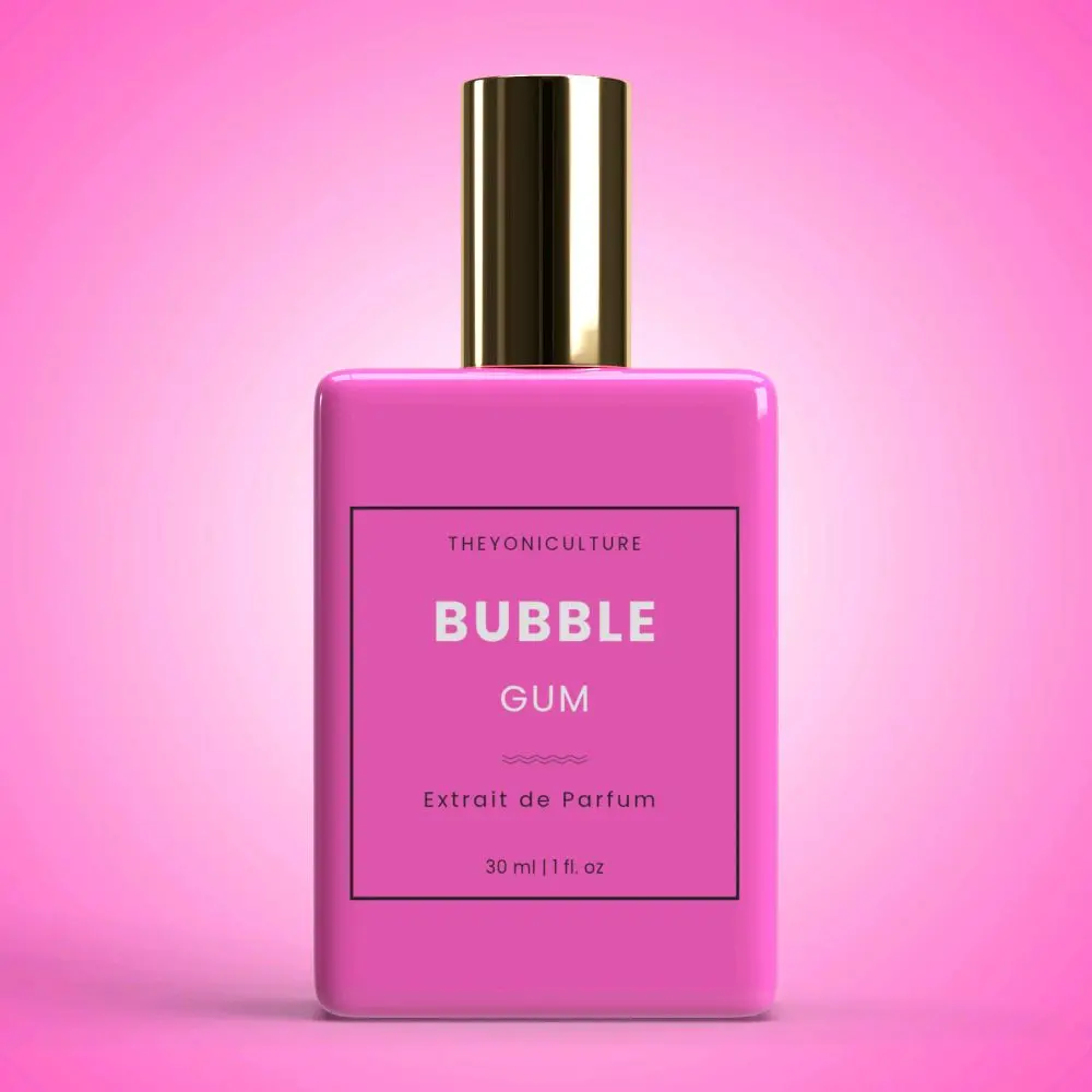 Bubble Gum Extrait De Parfum 1oz 30ML Top Notes:  Orange, Pineapple, Banana  Middle Notes:  Peach, Cherry  Base Notes:  Vanilla