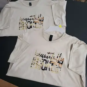 Gildan 100% Light Cotton "Beautifully Broken" T-Shirt