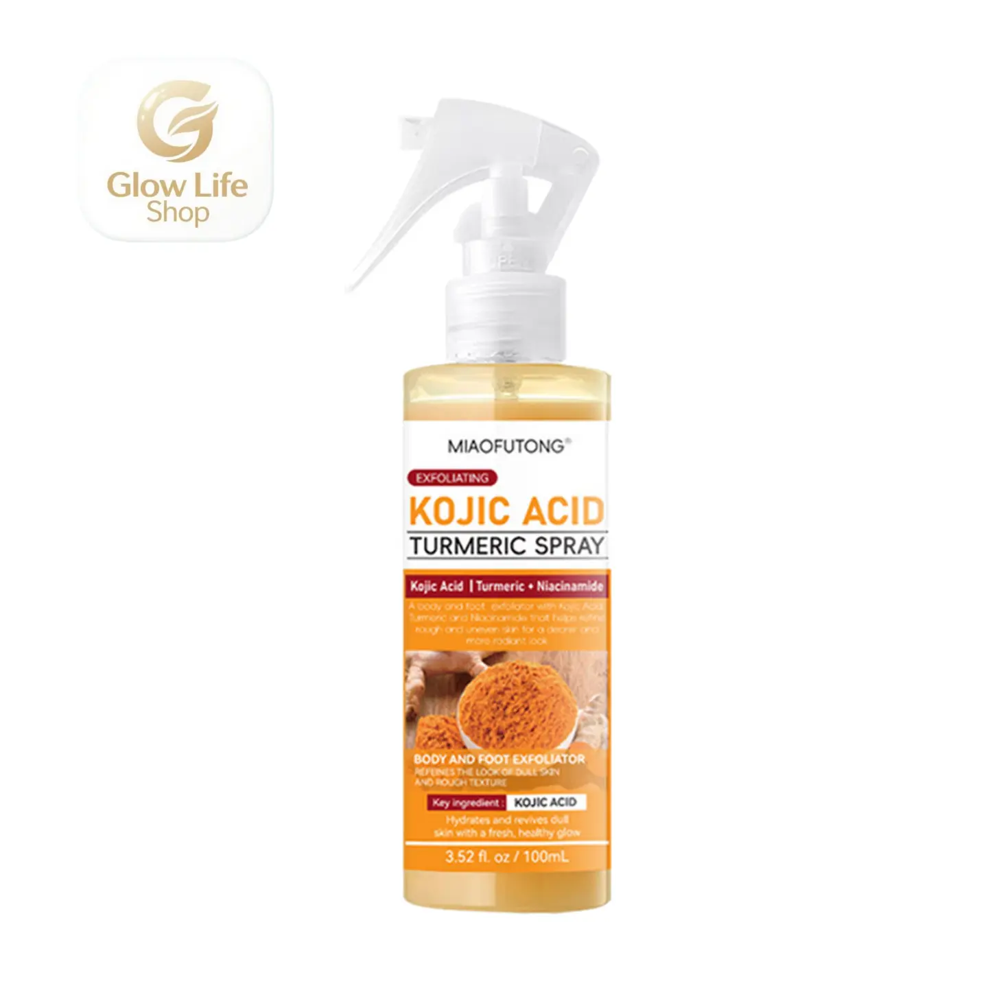 [Glow Life Shop]Peel Shot Keratin Care Kojic Acid Turmeric Spray 100ml Pore Clearing Exfoliating Formula Skin Repair Scrub