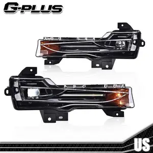 Fog Lights Driving Lamps LED DRL Up-Level Set Fit For 2017-2023 Tesla Model 3 Y G-PLUS