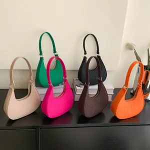 Women's New Summer Solid Color Elegant Stone Texture Korean Style Underarm Purse Shoulder Bag, Lightweight Top Handle Bag for Women Purses, Ideal for Daily Commute, Work