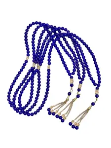 Premium 100 Beads Tasbeeh – 8mm Golden Chain, Traditional Turkish Islamic Prayer Beads for Zikr, Dhikr & Meditation