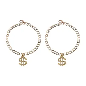 Glitters Charm Cats Necklace Rhinestones Pendant Decorative Jewelry 2PCS