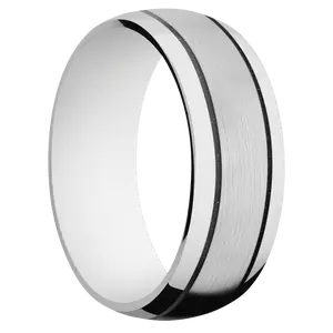 Palladium Silver + Polish Finish + White