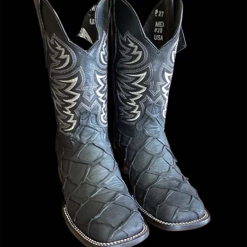 Matte black fish boots Matte black fish boots