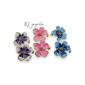 COPPER EARRINGS BLOSSOME (1039)