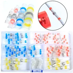 Solder Heat Shrink Butt Wire Splice Connectors Seal Crimp Terminals