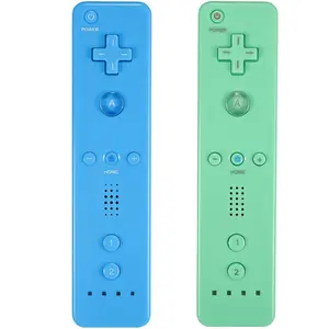 Controller for Wii, Remote Controller for Wii with  Case and Wrist Strap Compatible for Wii/Wii U (2 Pack, Blue and Green)