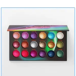 BH Cosmetics Baked Eyeshadow Palette, Aurora Lights