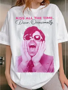 [Sale up to 40%],[Freeship]  Harry Styles Kiss All The Time, Disco Occasionally Disco Ball Bella Canvas T-Shirt  | Streetwear Oversized Fit | Unisex Music Merch | Perfect for Harries & Music Lovers