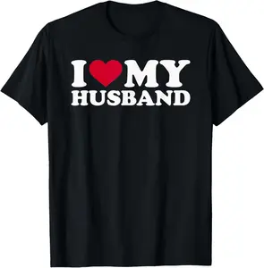 100%cotton I love my husband T-Shirt  Top