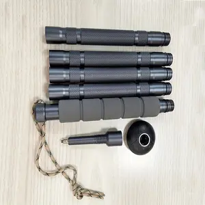 Ultra-Lightweight Adjustable & Locking Folding Trekking Poles - Heavy-Duty Alloy Hiking Sticks with Non-Slip Grips, Collapsible Walking Staff for Men & Women, Mountain Hiking, Snow, Ice, Sand, Mud Terrain