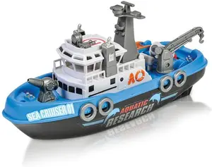 Aquatic Research Vessel, BatteryOperated Toy Ship for Kids, Floats in Water, Floating Bathtub and Pool Toy for Boys and Girls, Best Birthday Gift for Children