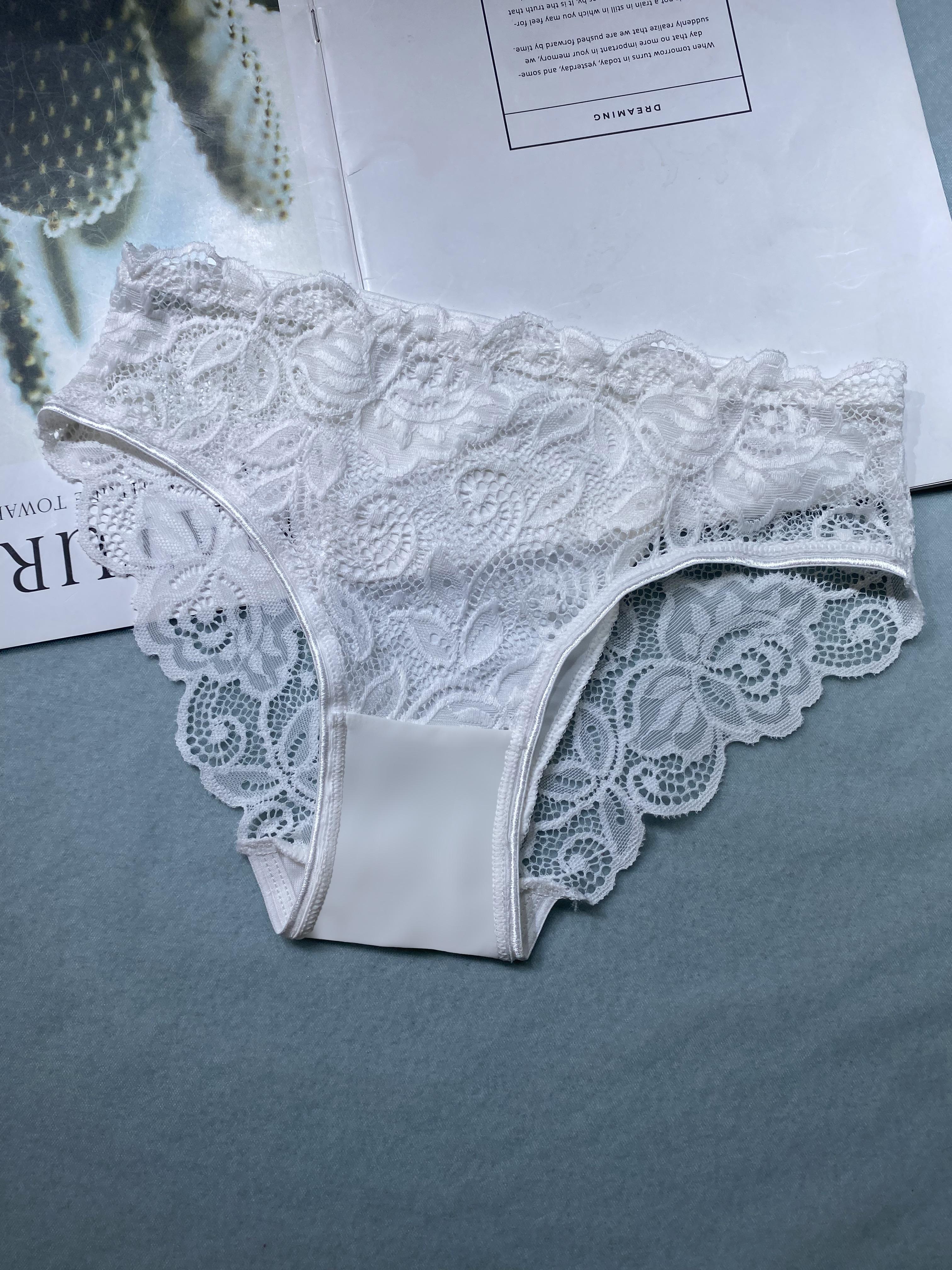 12 women's lace ,sexymid-rise, elasticwaist,semi-transparent floral print,exquisite hollow-out&wavy edges,skin-friendly&comfortable,minimalist.ldeal for matching women's wearweddings,sports and as great holiday gift. you sexy lingerie set underwear
